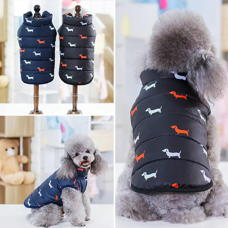 Pet Dog Winter Cotton Vest